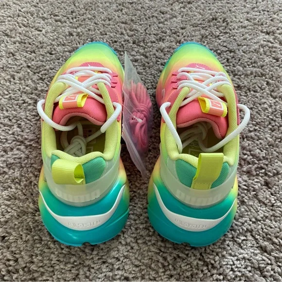 Puma Tie-Dye Rise Movement Sneakers Rainbow Multicolor Women's